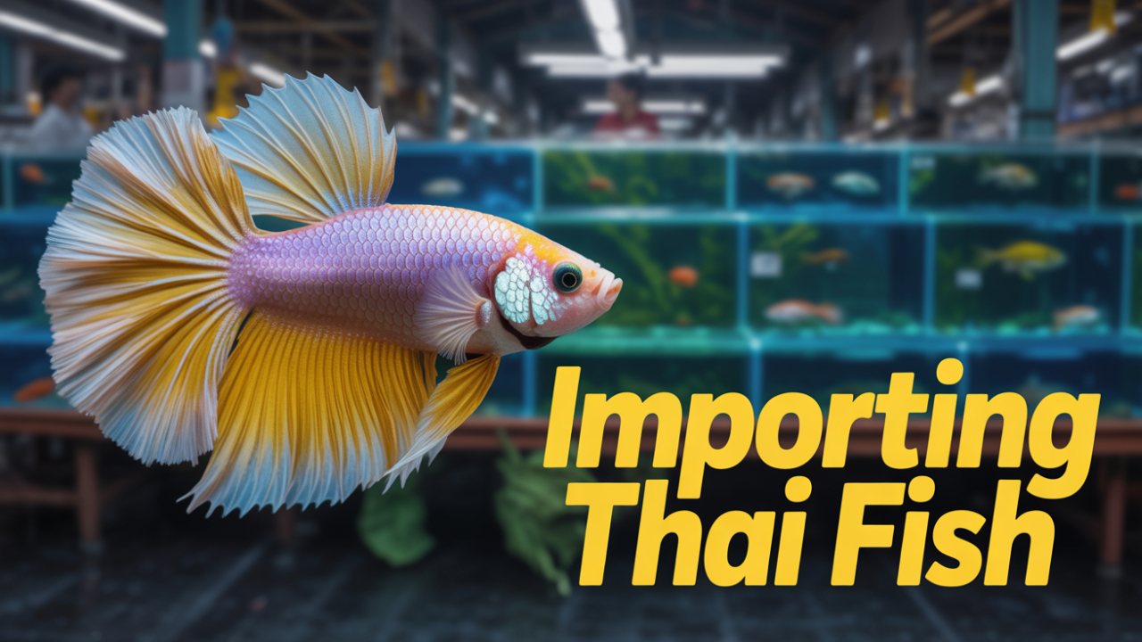 How to import ornamental fish from Thailand