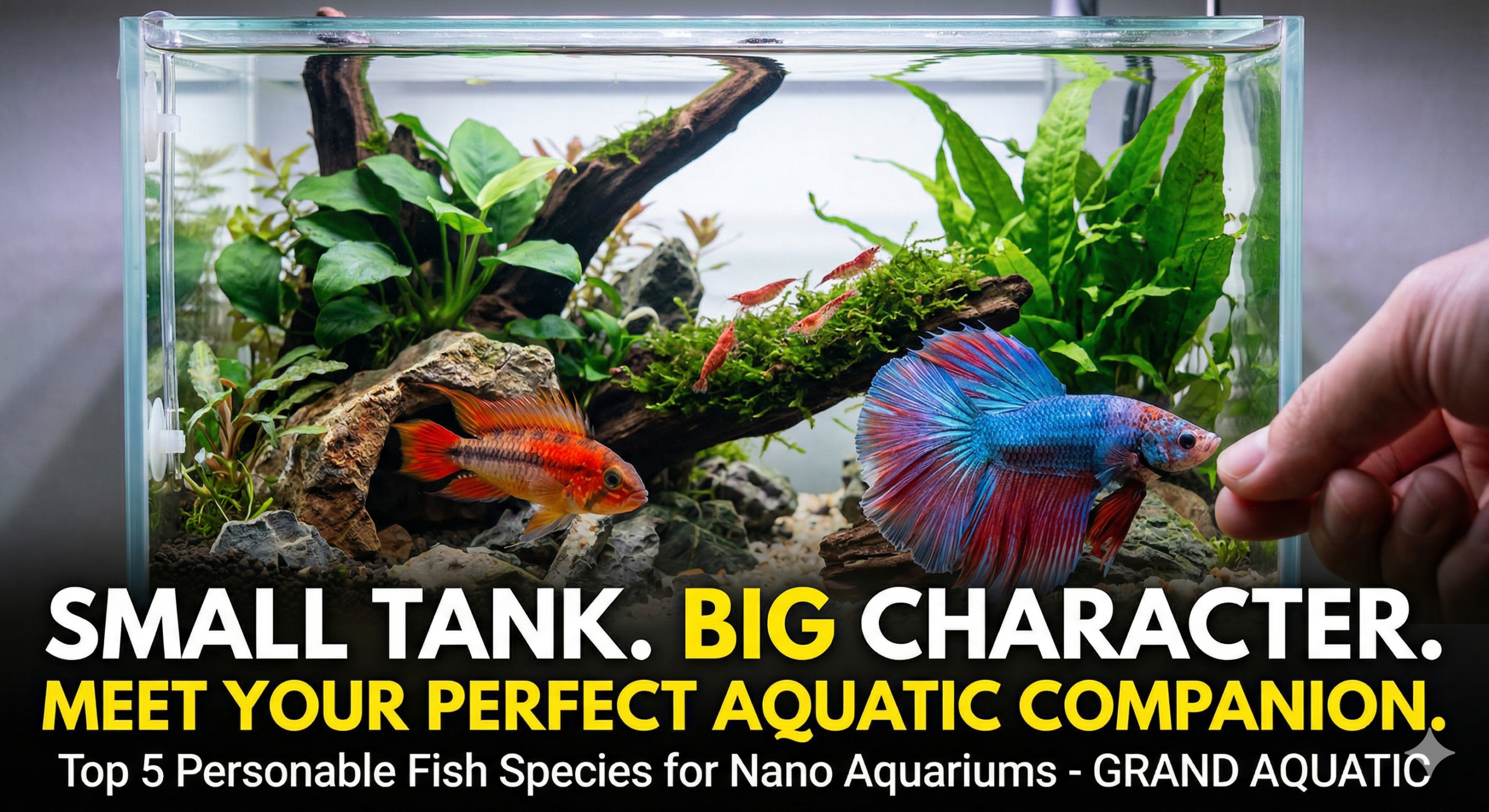 The Charismatic Five: Top Personable Fish for Small Aquariums