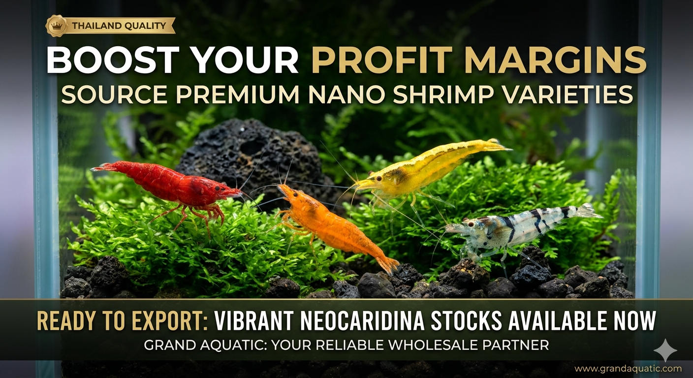 Premium Neocaridina Shrimp for Nano Aquariums: A Splash of Color for the Global Market